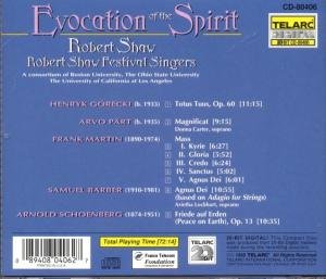 Evocation of the Spirit under Górecki, Henryk Mikolaj in The Music Store