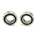 6x11x4mm Precision Ball Bearings ABEC 1 Rubber Sealed (2)