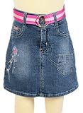 FLA Kids Flower Print Jean Skirt