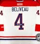 Jean Beliveau Signed Montreal Canadiens White CCM Replica Jersey