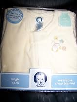 Gerber Wearable Sleep Blanket (0-6 months, Yellow)
