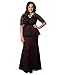 Kiyonna Women's Plus Size Astoria Lace Peplum Gown