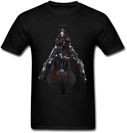 HyGee Male Lol Purifier Or Overwatch Reaper Characteristic Black T-Shirt X-Large