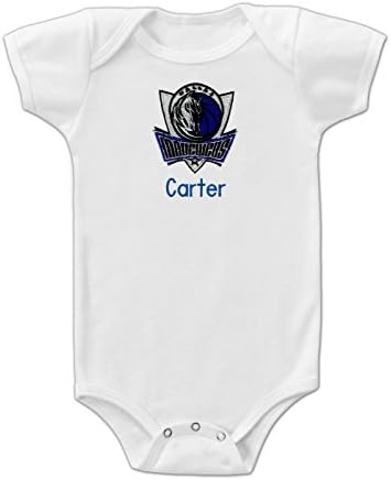 Designs by Chad and Jake Personalized Dallas Mavericks Onesie 18-24 months