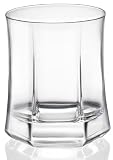 Bormioli Rocco Capitol Double Old Fashioned Glass, Set of 4