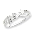 Sterling Silver CZ Star Ring