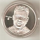 Highland Mint NFL Football Collectible Coin Silver: Troy Aikman - Dallas Cowboys - Hall of Fame