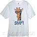 Sup? Giraffe Novelty T Shirt