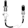 American Standard R890 Hampton Diverter and Personal Shower Rough Valve Only