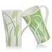 HuesNBrews Leaves of Grass 13 Ounce Mug, 4 Pack