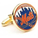 Cufflinks New York Mets MLB Logo'd Executive Cufflinks (Cuff Links) w/Jewelry Box