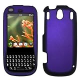 Premium Purple Rubberized Snap-On Cover Hard Case Cell Phone Protector for Palm Pixi Plus