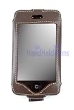 HHI iPhone Deluxe Leather Case With Belt Clip - Brown