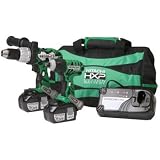 read full review Hitachi KC18DDL 18-Volt Li-Ion Impact Driver and Drill Combo Kit