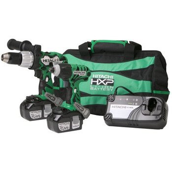 Hitachi KC18DDL 18-Volt Li-Ion Impact Driver and Drill Combo Kit