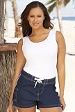 Nylon Classic Coverage Board Shorts by Beach Belle®
