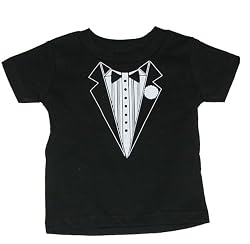 Retro Tuxedo Short Sleeve T-Shirt Toddler/Children's Sizes - Assorted Colors Available