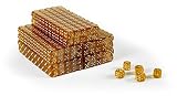 16mm Clear Yellow Gaming Dice with Rounded Corners - Set of 500