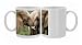 AFRICAN ELEPHANT - Close-up, two face to face, tusks interlocked Photo Mugs