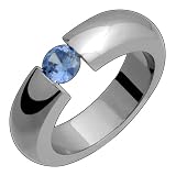 Anya Tanzanite Titanium Ring