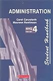 Administration, NVQ level 4 : student handbook