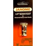 Janome 1/4" seam foot Horizontal rotary Hook Models