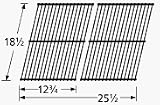Porcelain Coated Stainless Steel Wire Cooking Grid for DCS and Charbroil Grills (Set of 2)