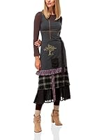 IAN MOSH Vestido Largo Follett (Verde)