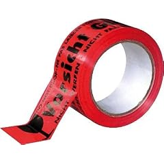 Citius 2160 Signalklebeband 50mm x 66m rot/schwarz Vorsicht Glas