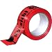 Citius 2160 Signalklebeband 50mm x 66m rot/schwarz Vorsicht Glas
