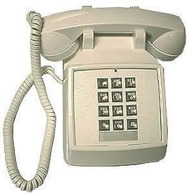 Cortelco ITT-2500-V-BR Cortelco 250045-VBA-20M Desk Phone in Brown