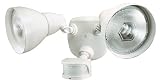 White ENERGY STAR 17 2-Light Motion Sensor Security Light