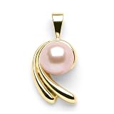 Freshwater Pearl Pendant in 14K Yellow Gold