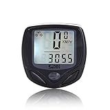 Ckeyin ® Digital LCD Waterproof Cycle Computer Multifunction Wireless Bicycle Stopwatch Odometer Speedometer Bike Cyclometers