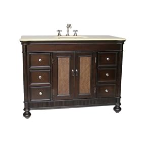 48 Country Style Bathroom sink vanity cabinet - Model BA-4435M Flamingham
