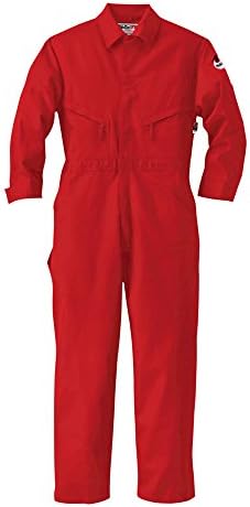 Walls Flame Resistant Red 7oz Mid Range Coverall
