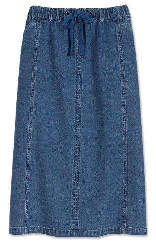 Paneled Vintage Denim Skirt / Paneled Vintage Denim Skirt, Small