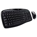 Logitech MK250 Tastatur und Maus schnurlos schwarz OEM (deutsches Tastaturlayout, QWERTZ)