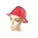 41LuHfEY43L. AA75  Sparkle Glitter Fedora / Red / Red Hat Lady Society