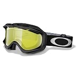 Oakley Unisex Adult Ambush Rectangular Lexan Snow Goggles (Jet Black, Yellow)