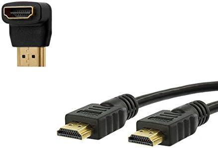 High Speed HDMI Cable 5 Feet + Right Angle Adapter for Raspberry Pi Xbox One 360 Ps4 Ps3 DVD 3d LCD Hdtv 1080p