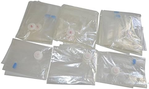 Space Saver Bags, 12 Pack Vacuum Seal Compressed Space Organizer Storage Bags Space Saver