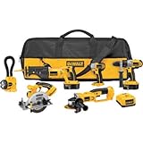 DEWALT  DCK655X Heavy Duty 18V XRP 6 Tool Combo Kit  with Impact Driver