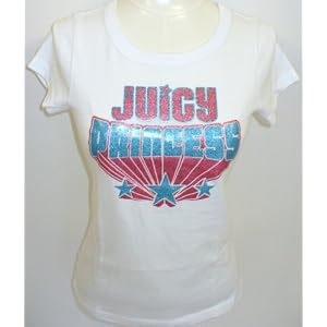 Juicy Couture Princess Star White Tee Shirt