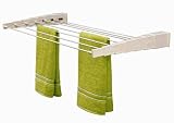 Etendoir Mural Telescopique Seche Linge Serviettes