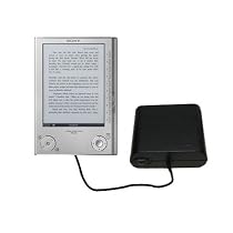 Emergency AA Battery Charge Extender for the Sony Reader PRS-505 - Gomadic Brand w/ TipExchange Technology