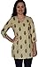AV Hand Block Printed V Neck Tunic