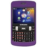 Amzer Rubberized Snap On Crystal Hard Case for Samsung Intrepid i350 (Purpl ....