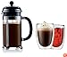 Bodum Chambord 8-Cup Press with Bonus Pavina Thermal Glasses