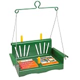 Belle Fleur 50118 Porch Swing Squirrel Feeder, Mint Green